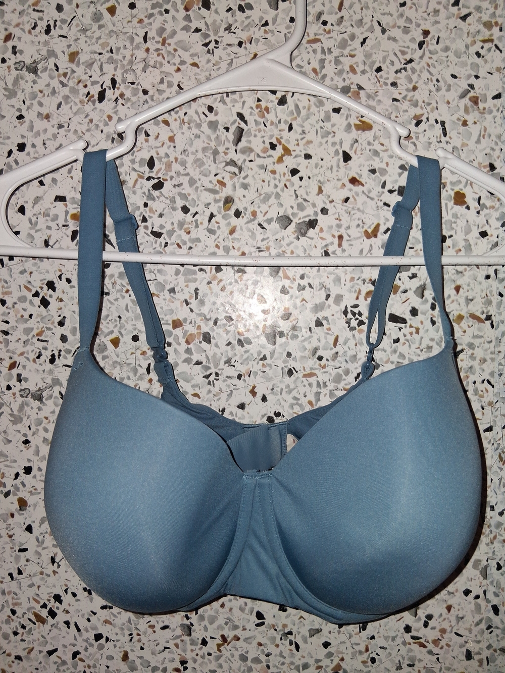 Women's Bare Necessities Tshirt Bra Size 32DDD Blue Padded With Wires
